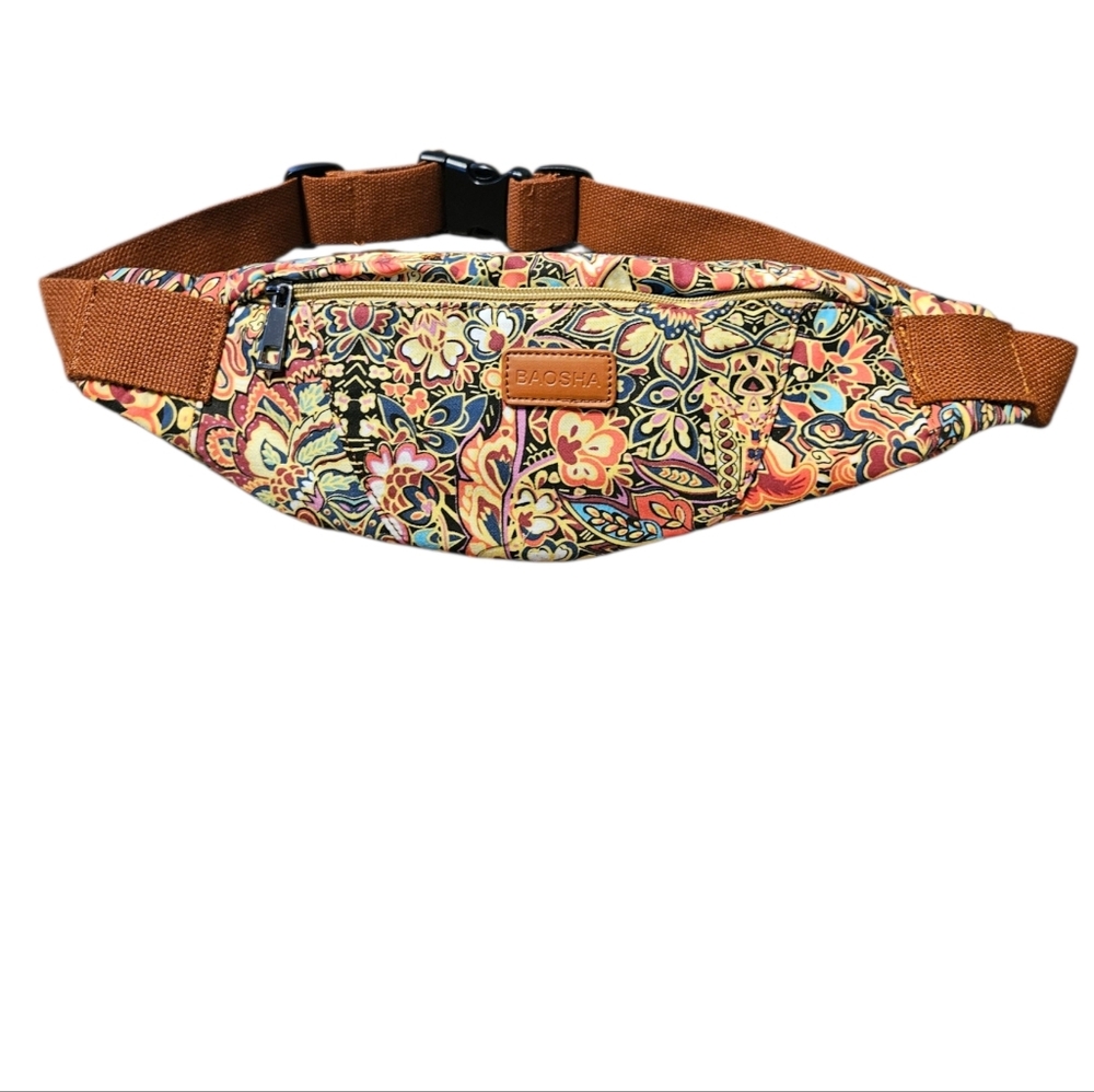 Baosha Women's Floral Patterned Waist Bag